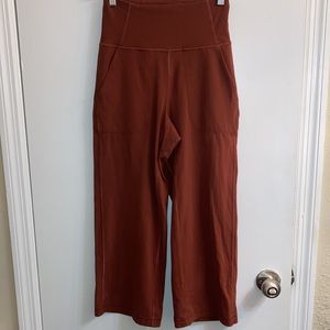 Lululemon align flowy wide gaucho leggings rusty color 4